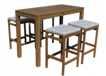 JONAS 5 PIECE OUTDOOR BAR SETTING JONAS 5 PIECE OUTDOOR BAR SETTING